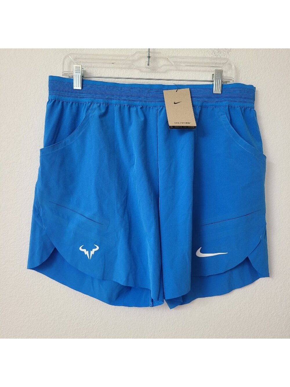 Nike Rafa Nadal 7" Tennis Shorts DV2881-435 Size L Blue